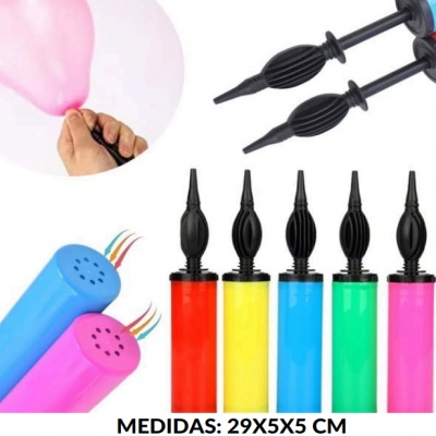 INFLADOR DE GLOBOS MANUAL 29X5X5 CM