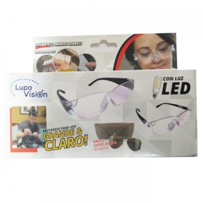 Lentes lupa con luces LED